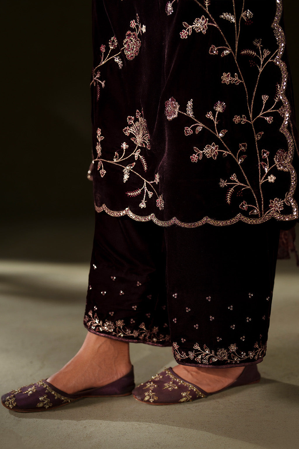 IV-70  Embroidered Velvet