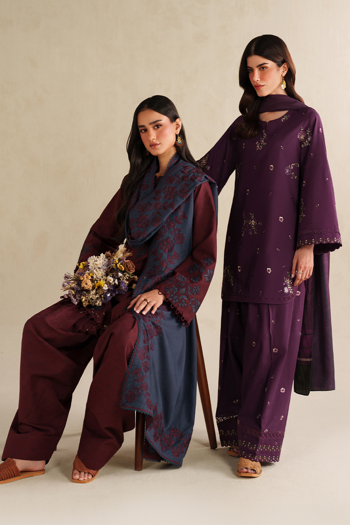 UE-576 Embroidered Khaddar