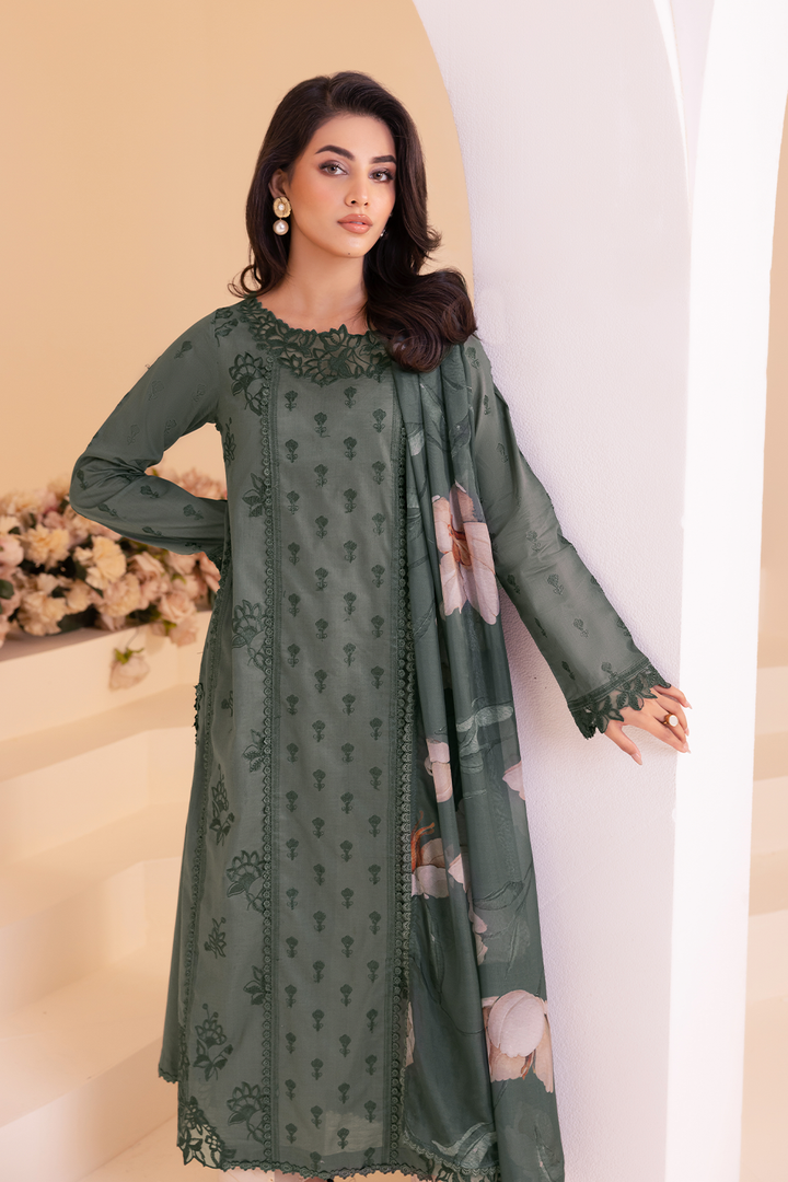 UE-259 Embroidered Lawn