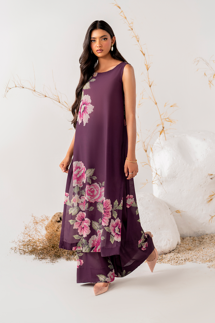 IP-239 Printed Georgette - Iznik