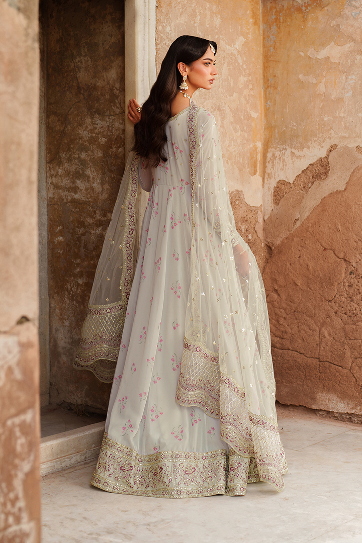 UE-551  Printed Chiffon - Iznik