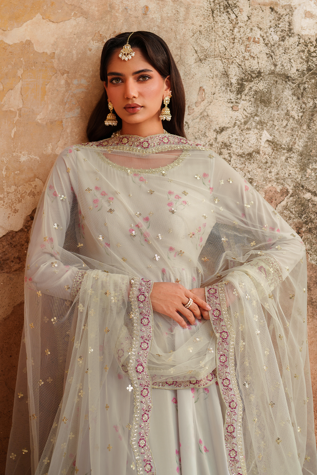 UE-551  Printed Chiffon - Iznik