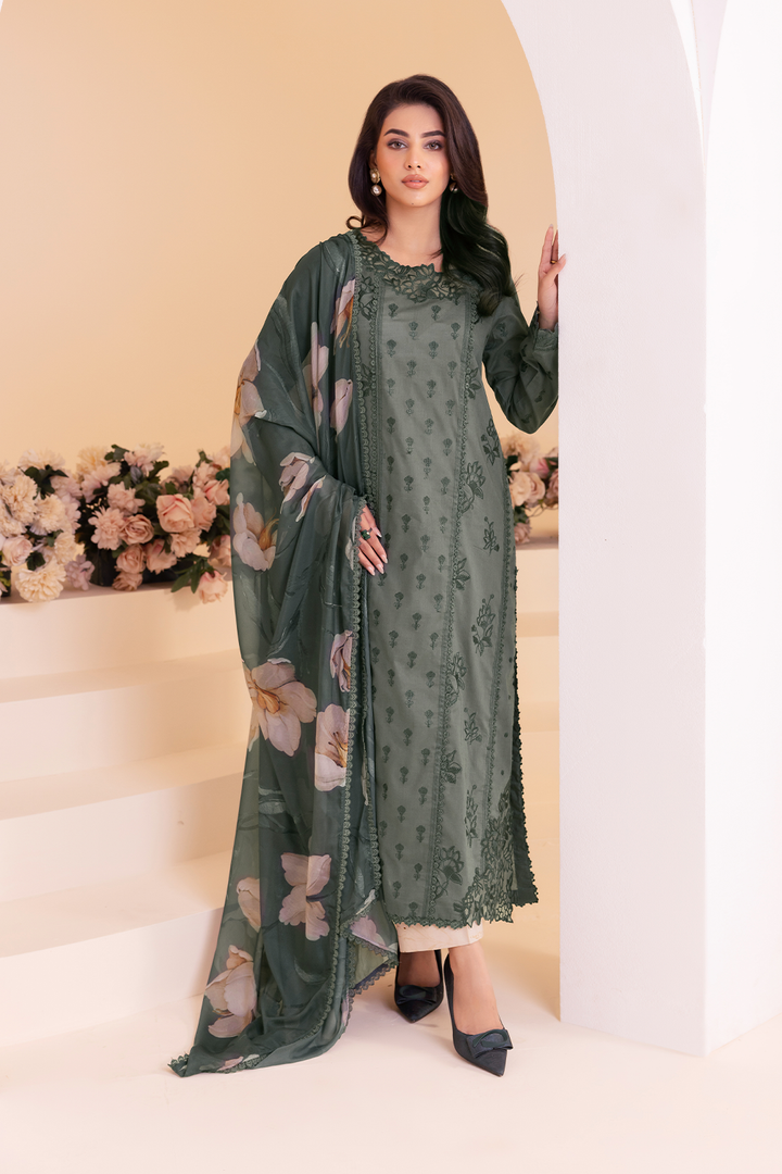 UE-259 Embroidered Lawn