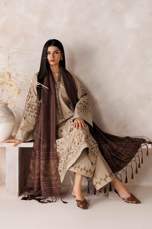 UE-748 Embroidered  Viscose Jacquard