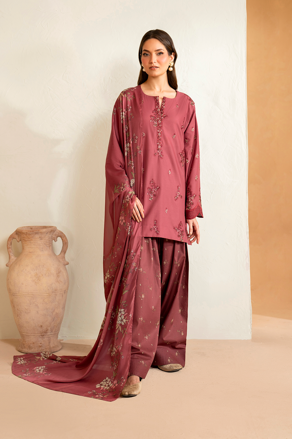 UE-469 Printed Lawn - Iznik