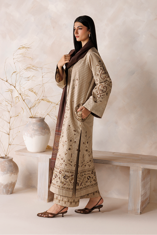 UE-748 Embroidered  Viscose Jacquard