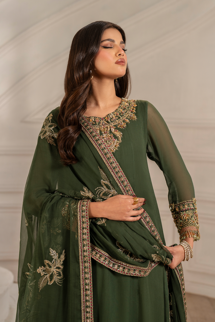 UE-416 Embroidered Chiffon