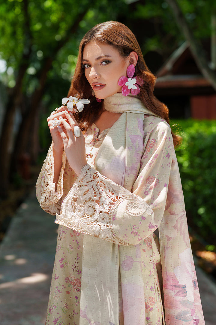 UE-503 Embroidered  Lawn