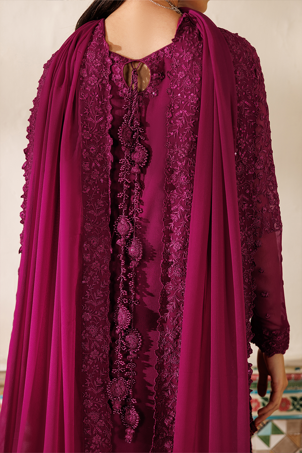 CC-93 Embroidered Chiffon