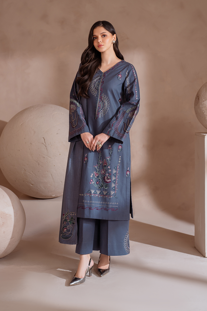 UE-360 Embroidered Khaddar