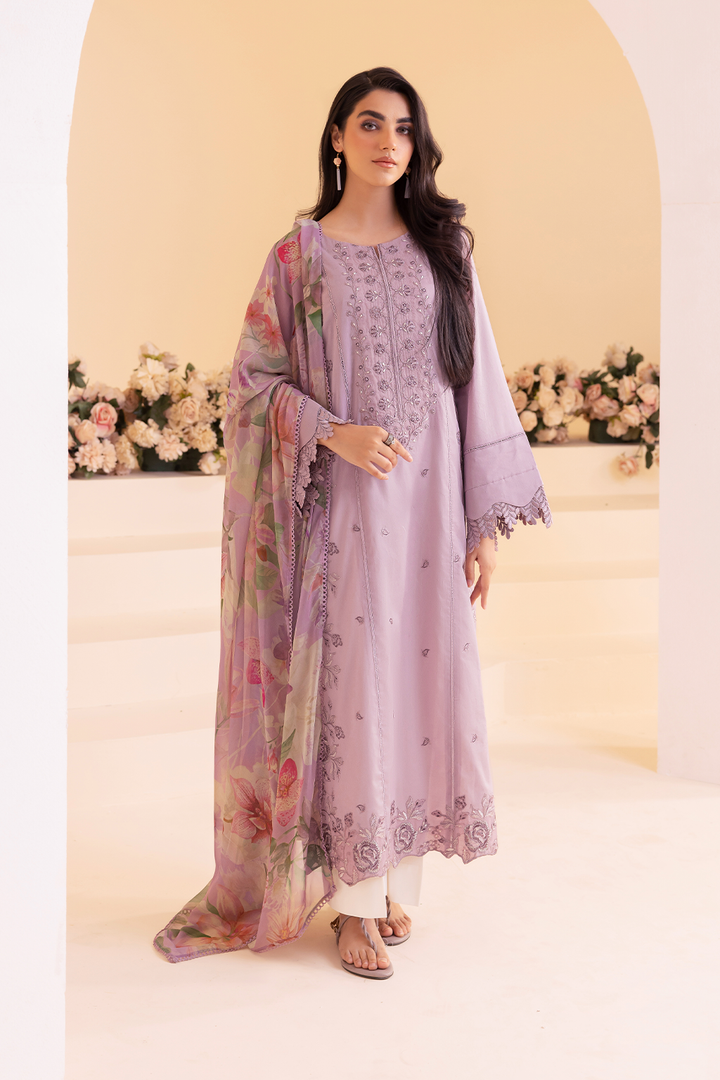 UE-254 Embroidered Lawn