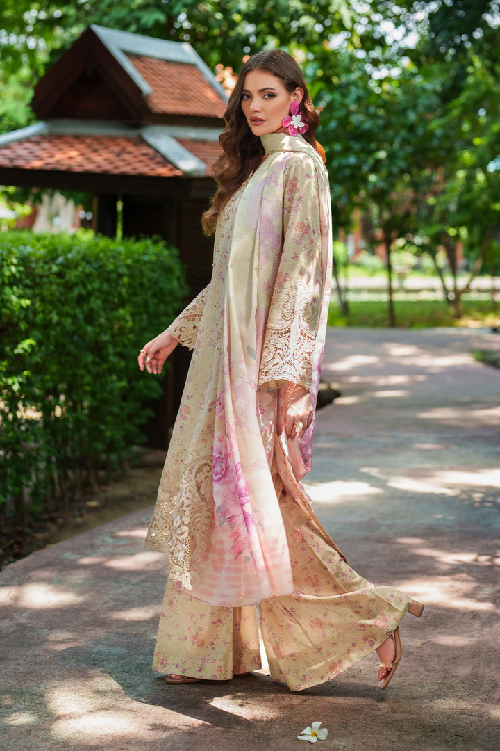 UE-503 Embroidered  Lawn