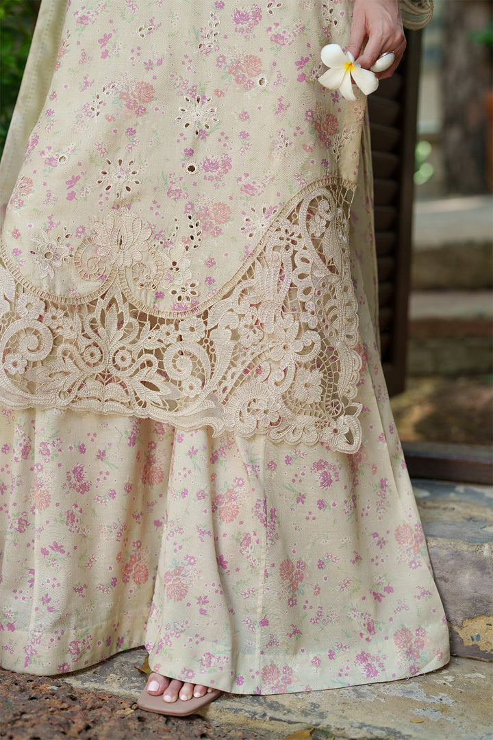 UE-503 Embroidered  Lawn
