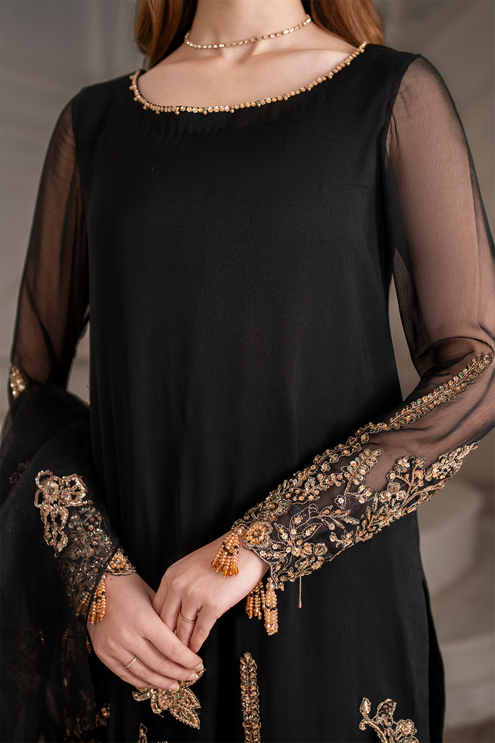 UE-417 Embroidered Chiffon