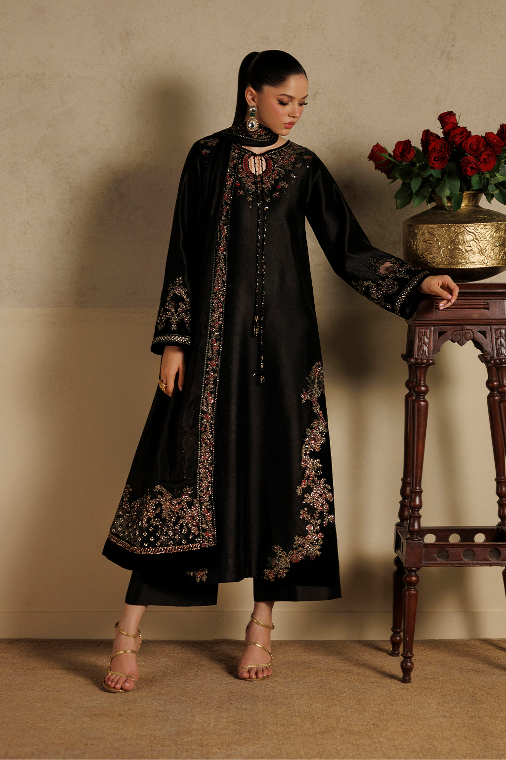 UE-737 Dyed Textured Sheesha Silk