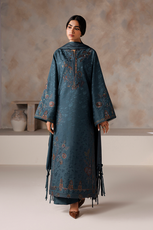 UE-745 Embroidered  Viscose Jacquard
