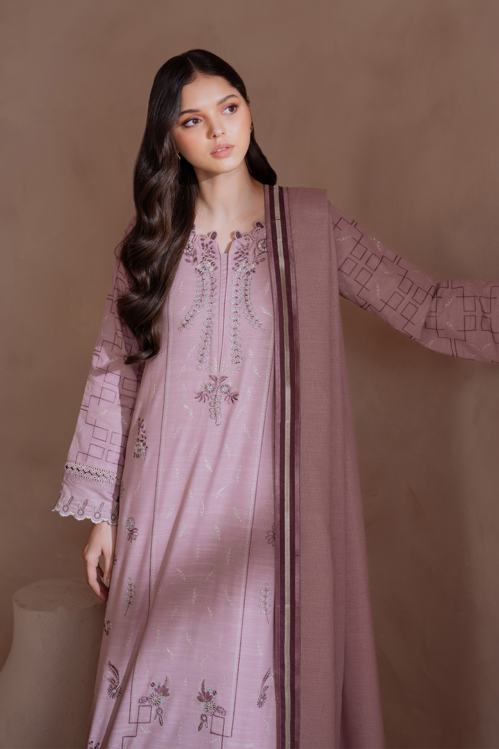 UE-371 Embroidered Khaddar