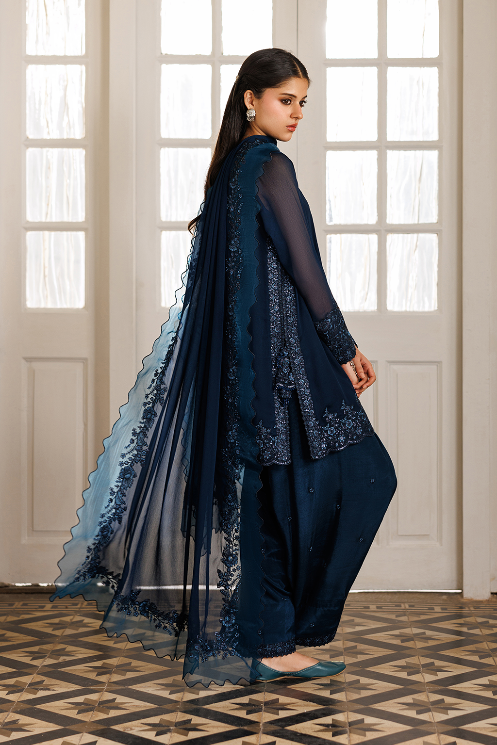 CC-94 Embroidered Chiffon