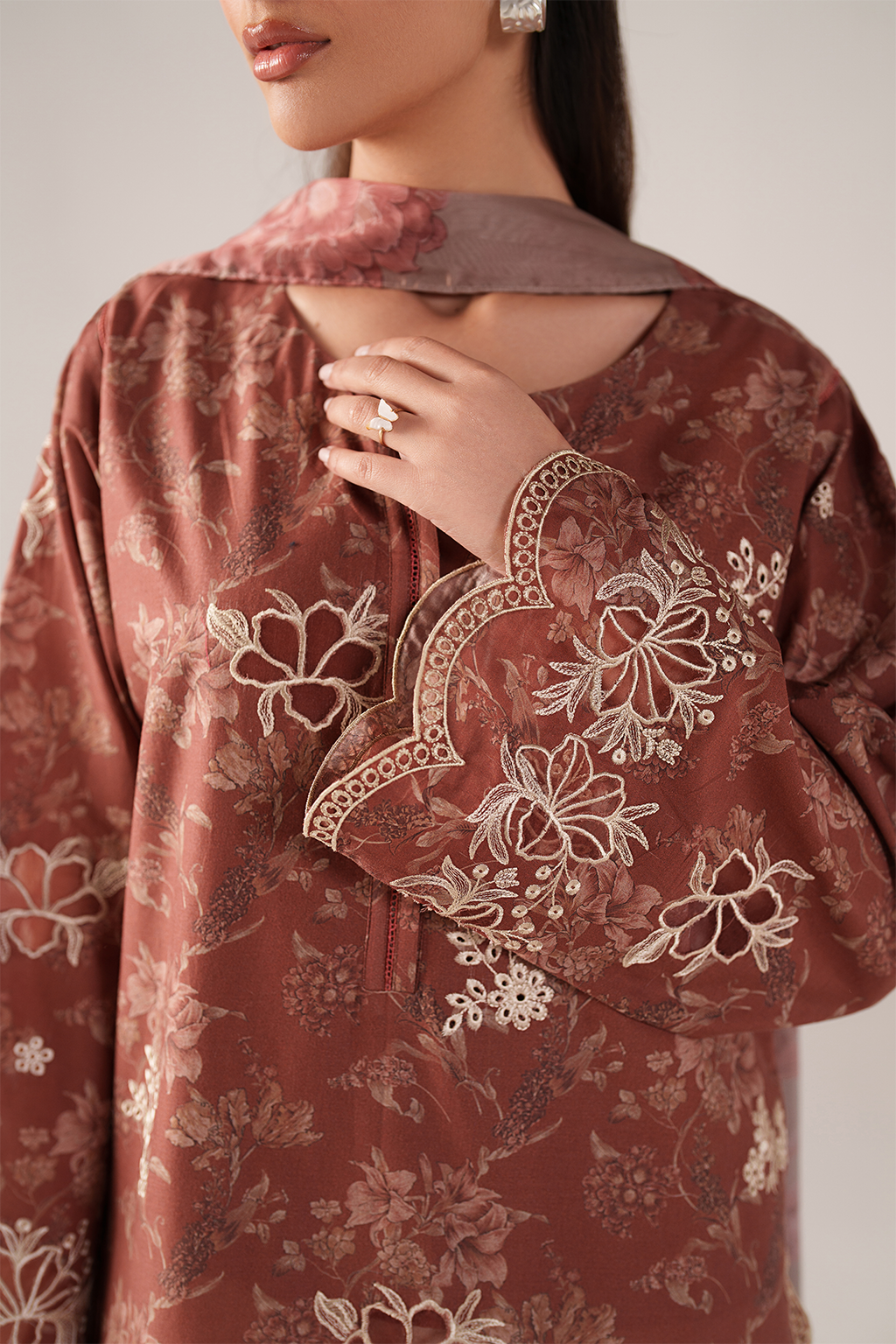 SS-02 Embroidered Lawn