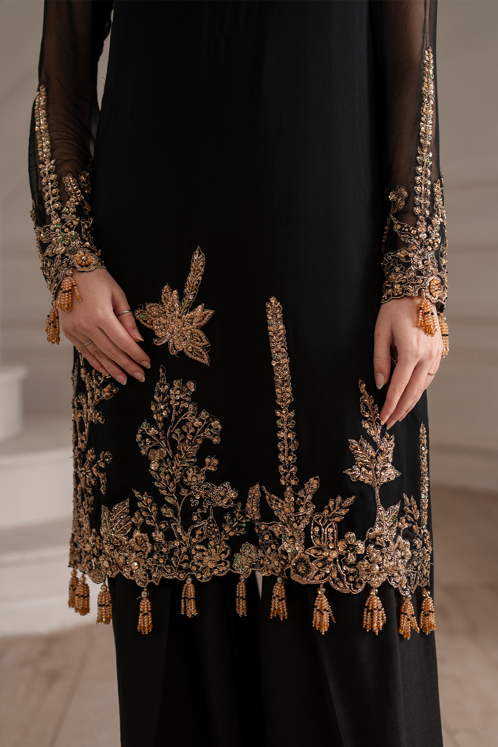 UE-417 Embroidered Chiffon