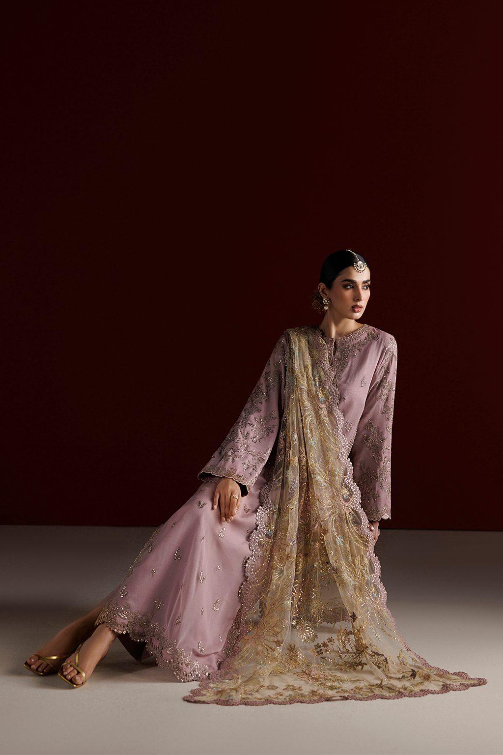 CC-106 Embroidered Chiffon