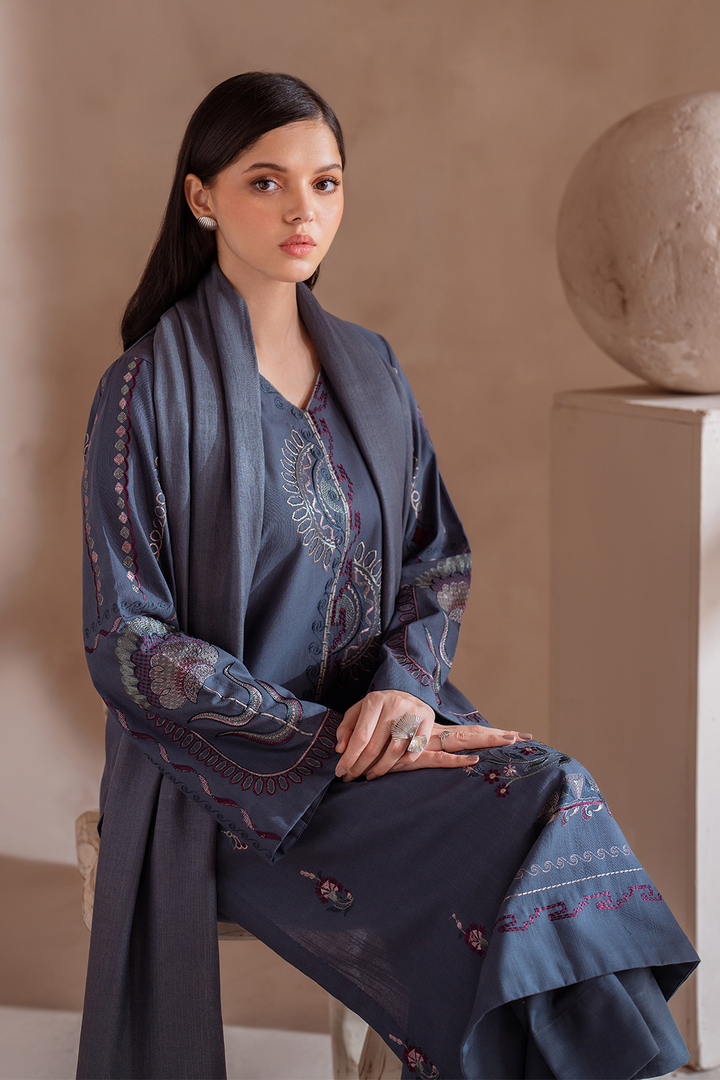 UE-360 Embroidered Khaddar