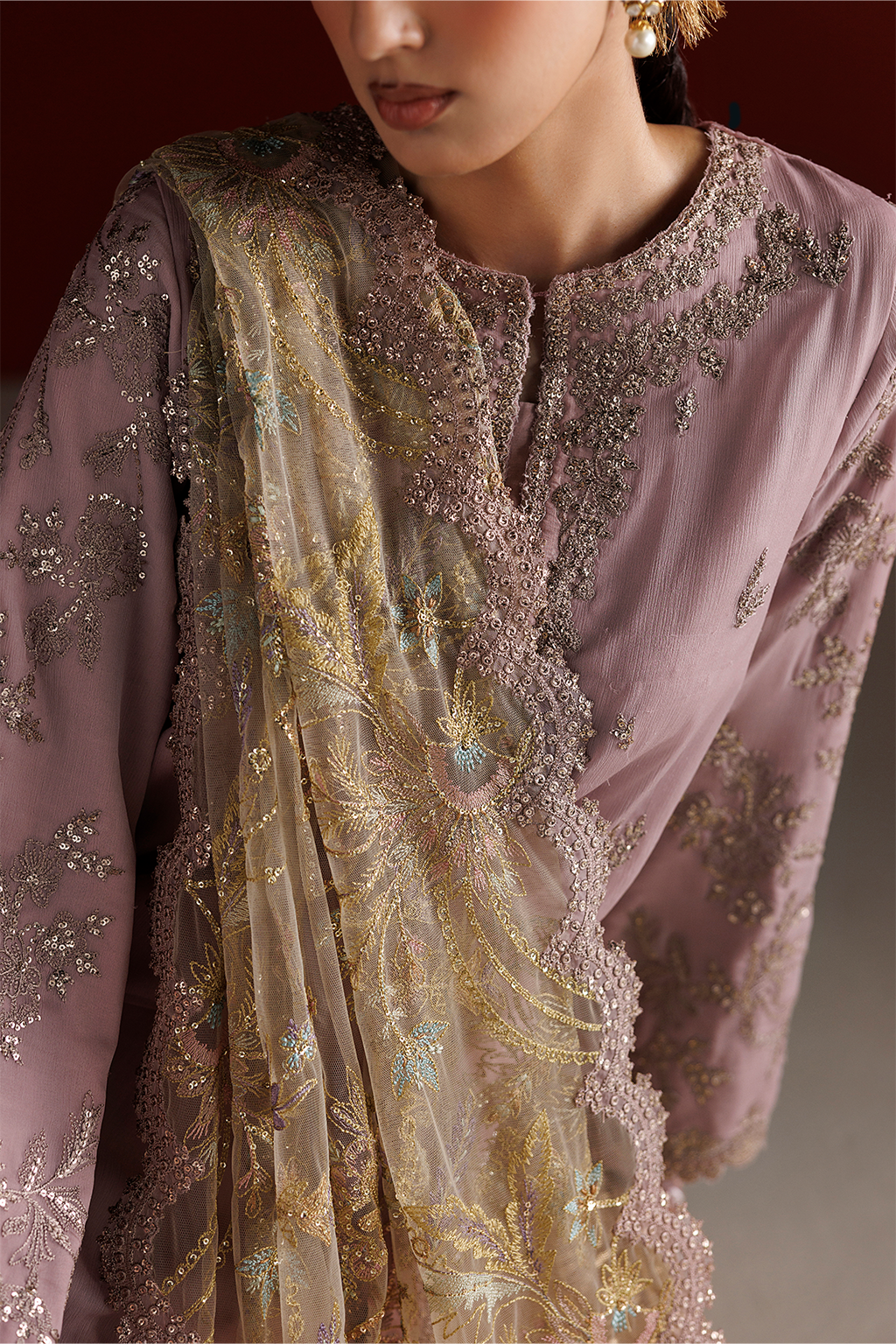CC-106 Embroidered Chiffon