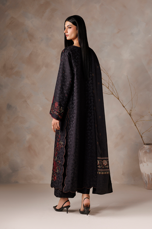 UE-739 Embroidered Viscose Jacquard