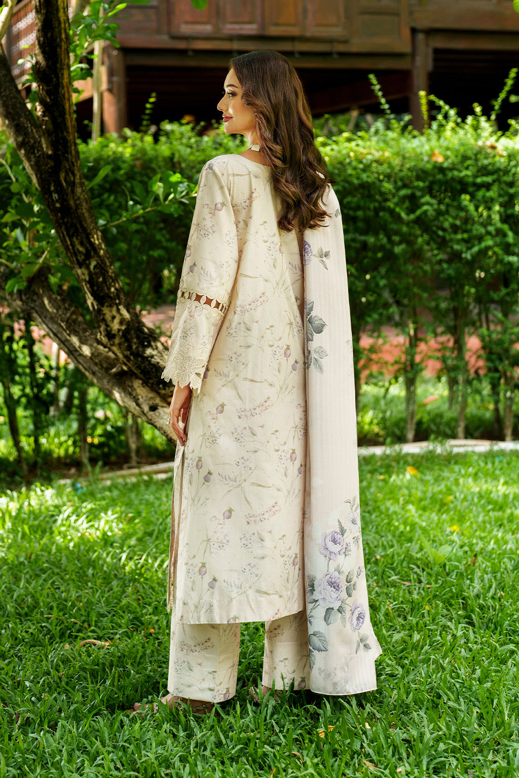 UE-507  Embroidered  Lawn