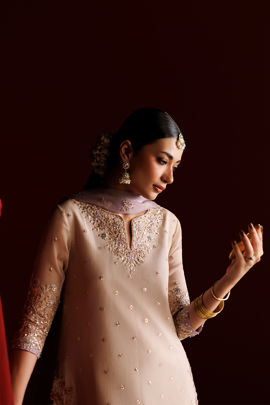 CC-104 Embroidered Chiffon