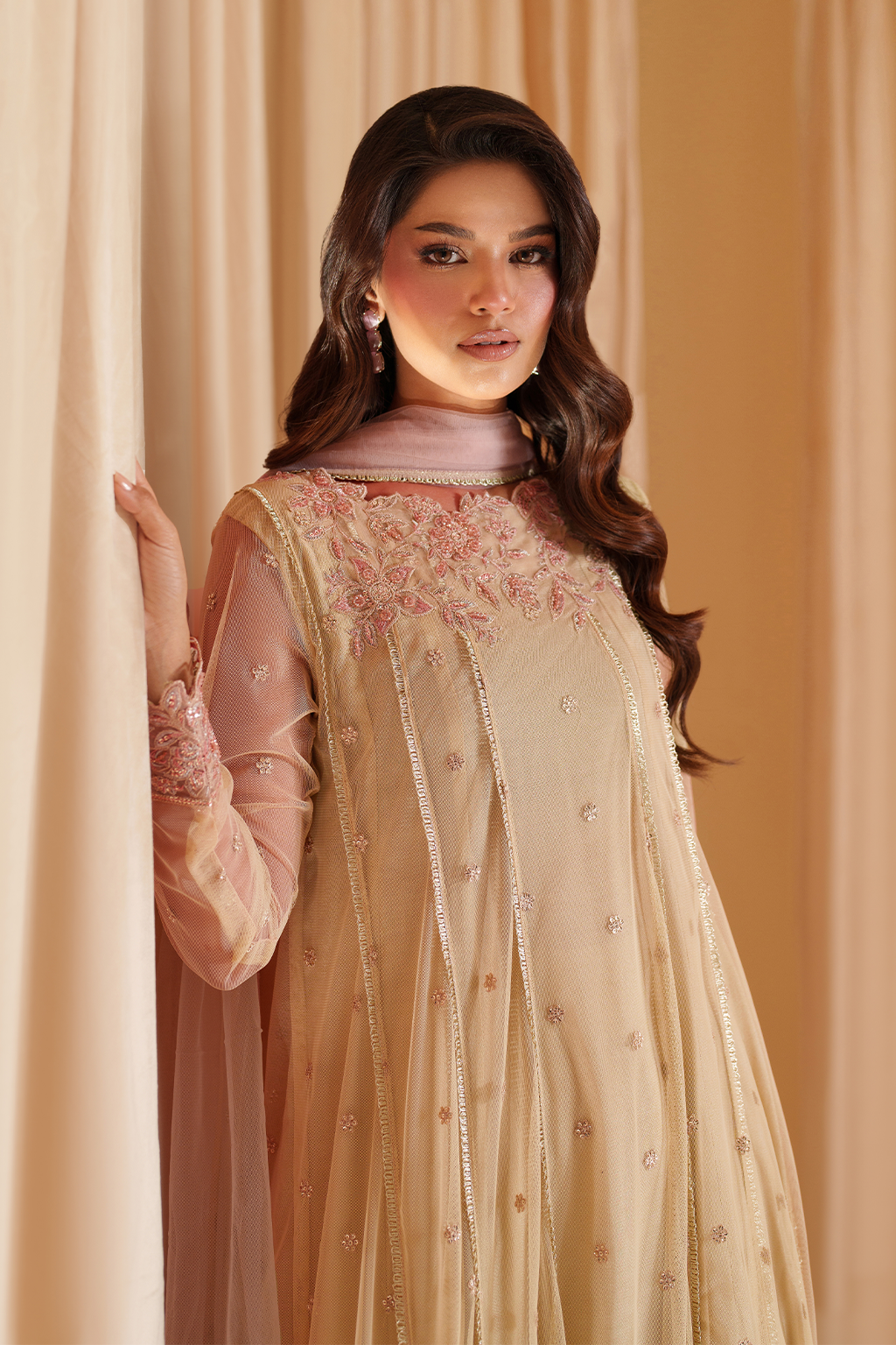 CC-84 Embroidered Net