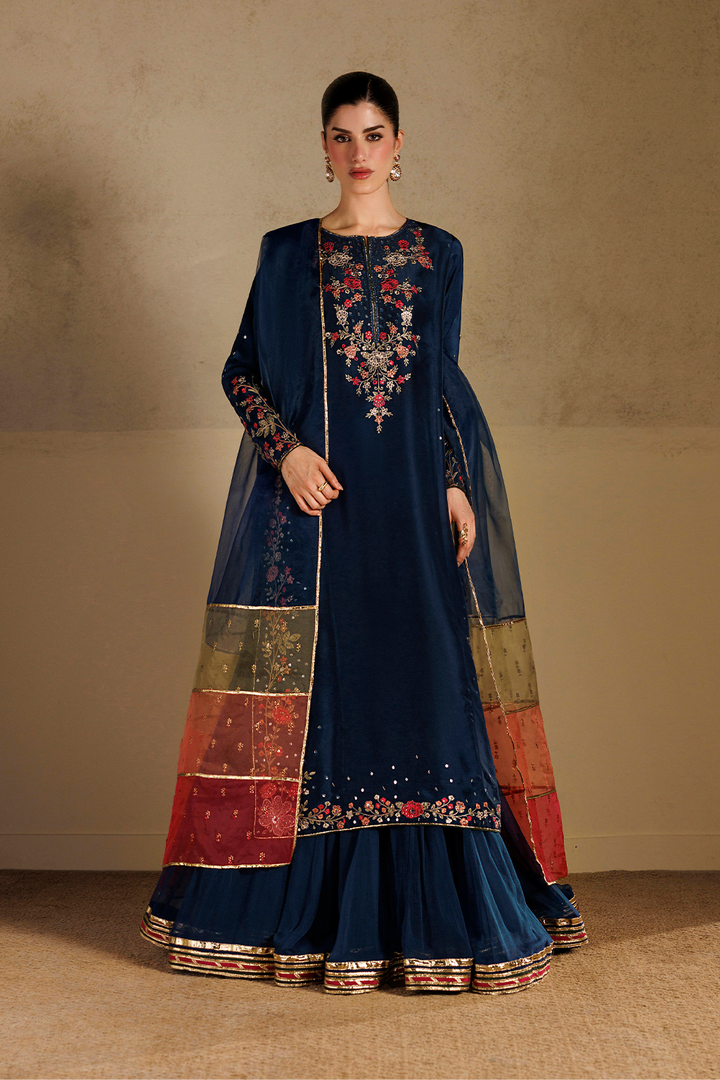 UE-728 Embroidered Pure Ramen Silk