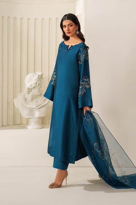 UE-616  Embroidered Ramen Silk