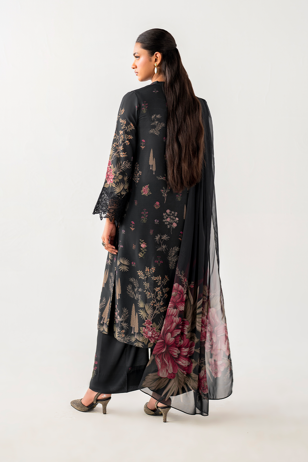 IP-245 Printed Georgette - Iznik