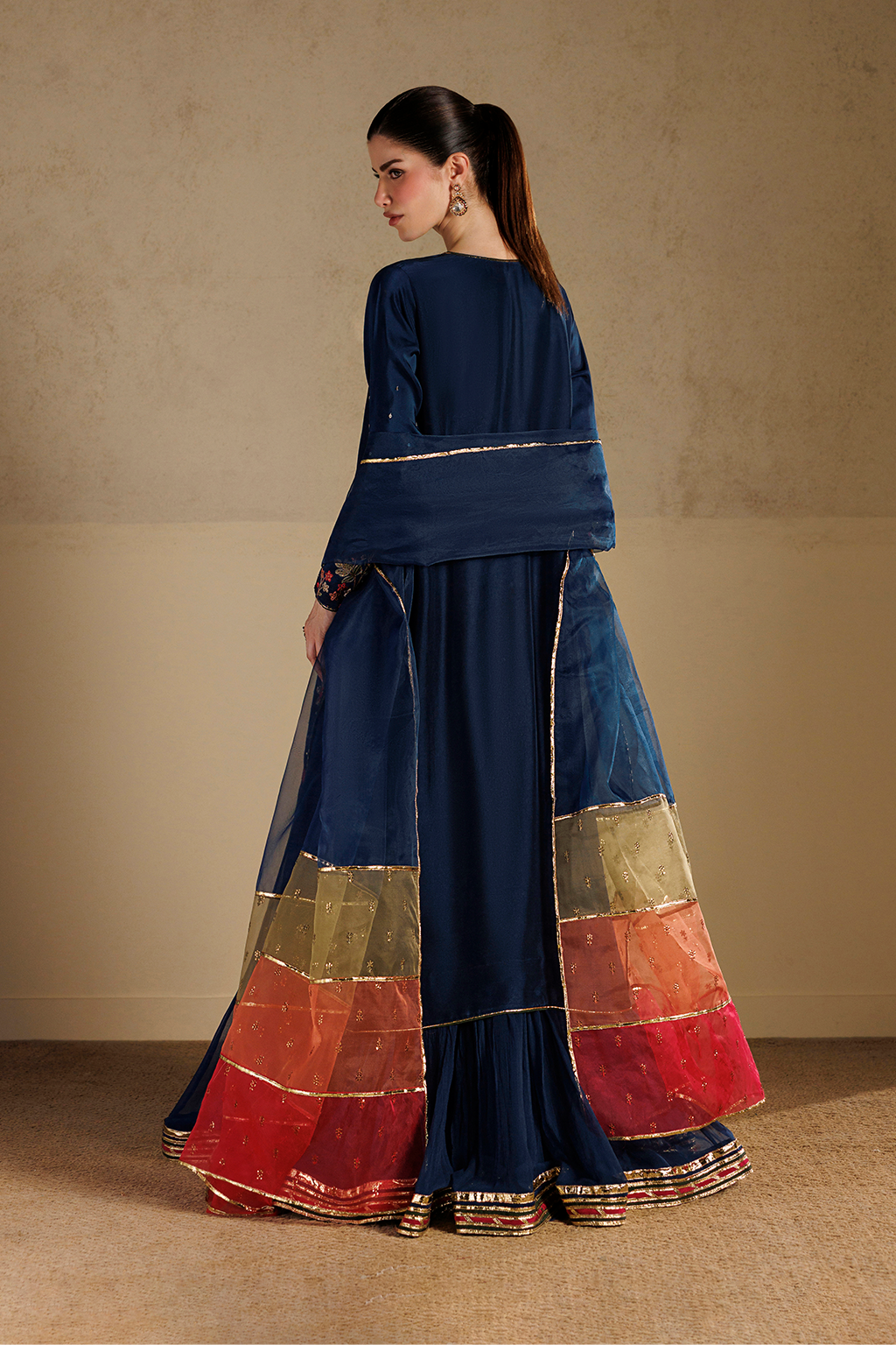 UE-728 Embroidered Pure Ramen Silk