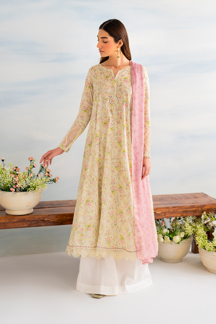 IGL-07 Embroidered Lawn - Iznik