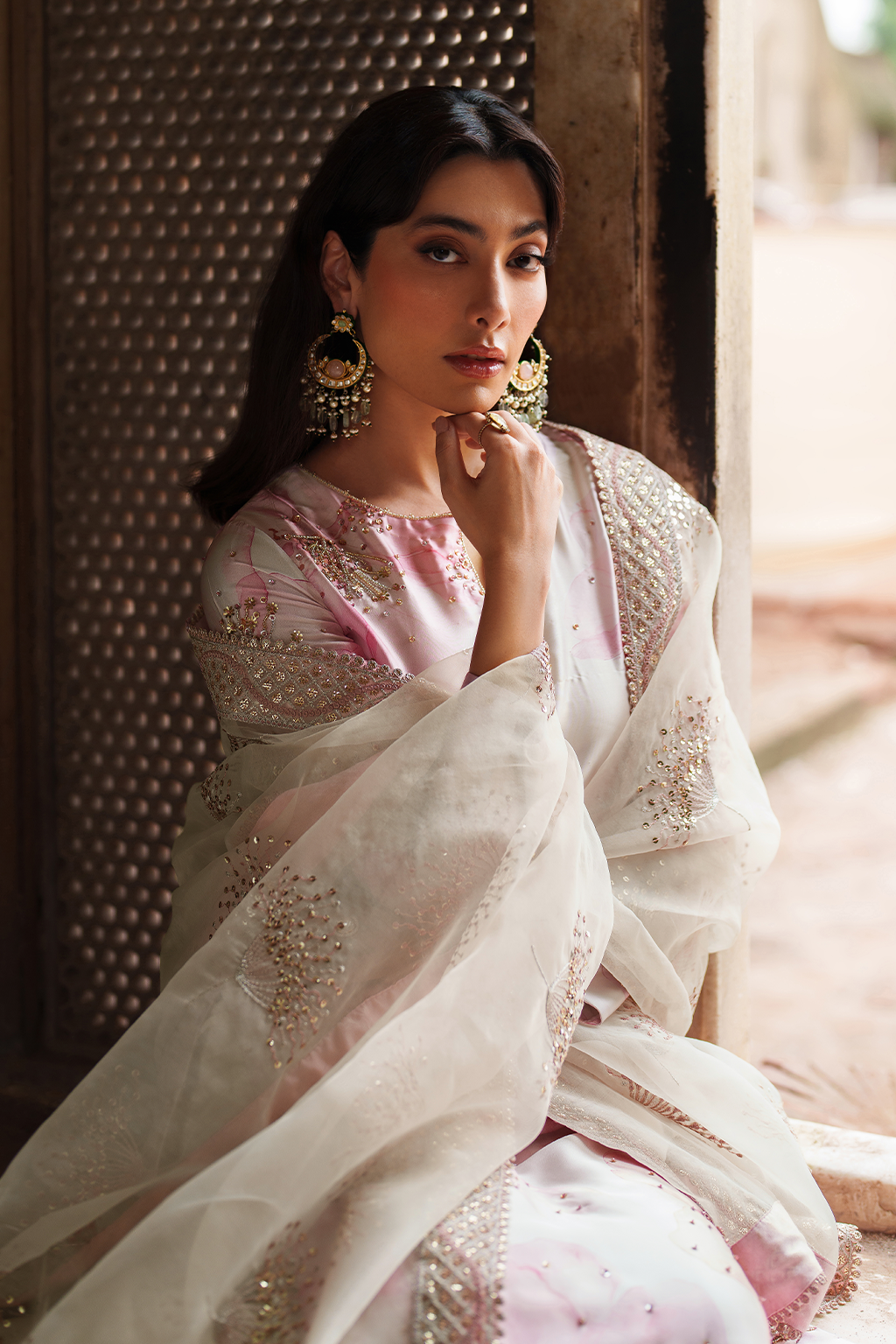 UE-547  Printed Charmeuse - Iznik