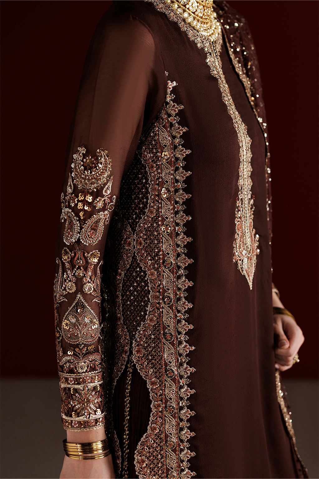 CC-113 Embroidered Chiffon
