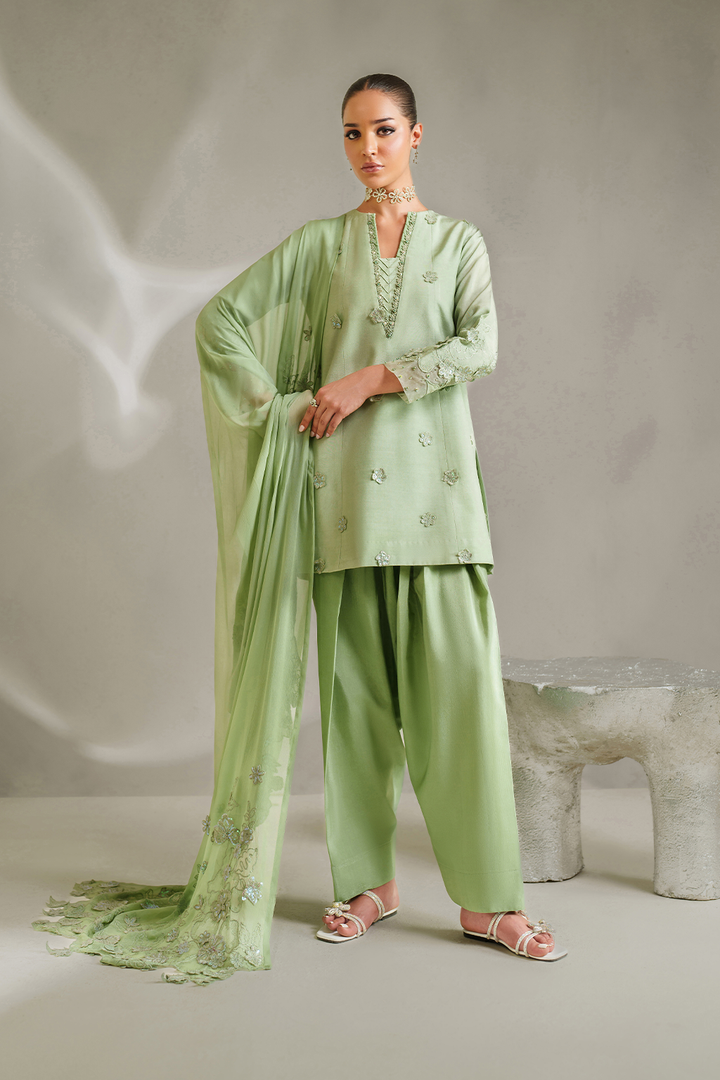 IP-339 Embroidered Rawsilk