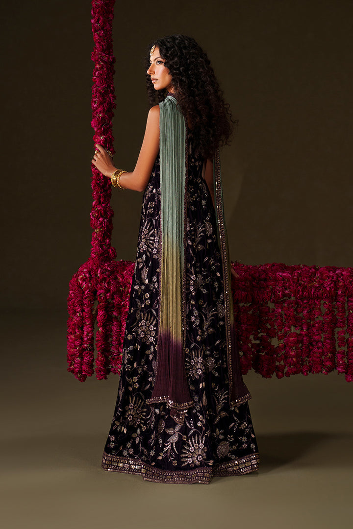 IV-67  Embroidered Velvet