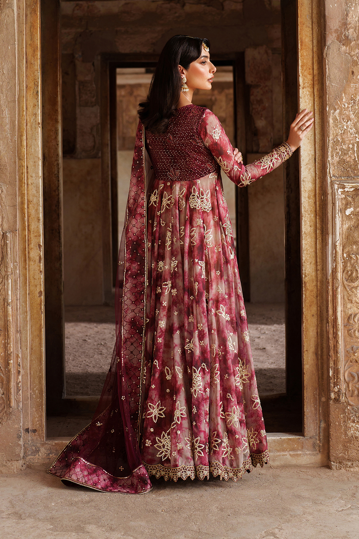 UE-533 Printed Chiffon - Iznik