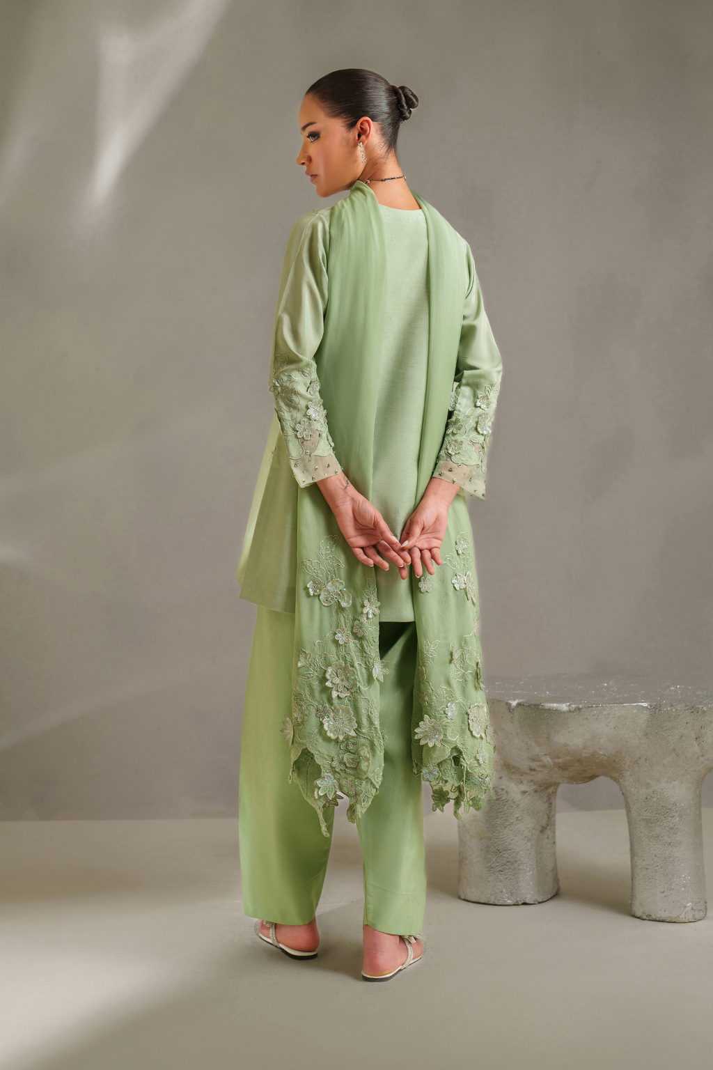 IP-339 Embroidered Rawsilk