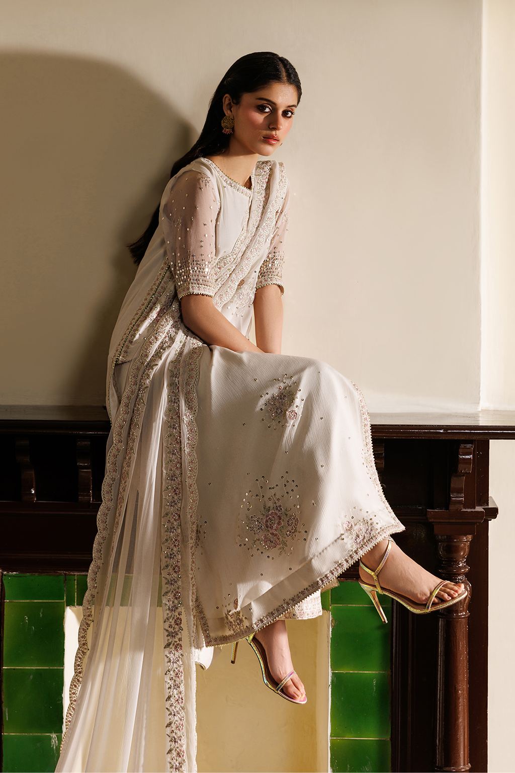 CC-98 Embroidered Chiffon