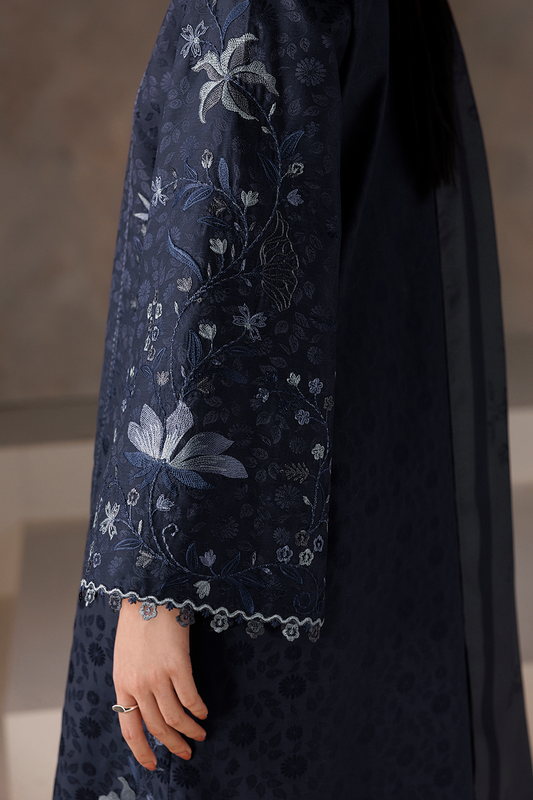 UE-742 Embroidered  Viscose Jacquard