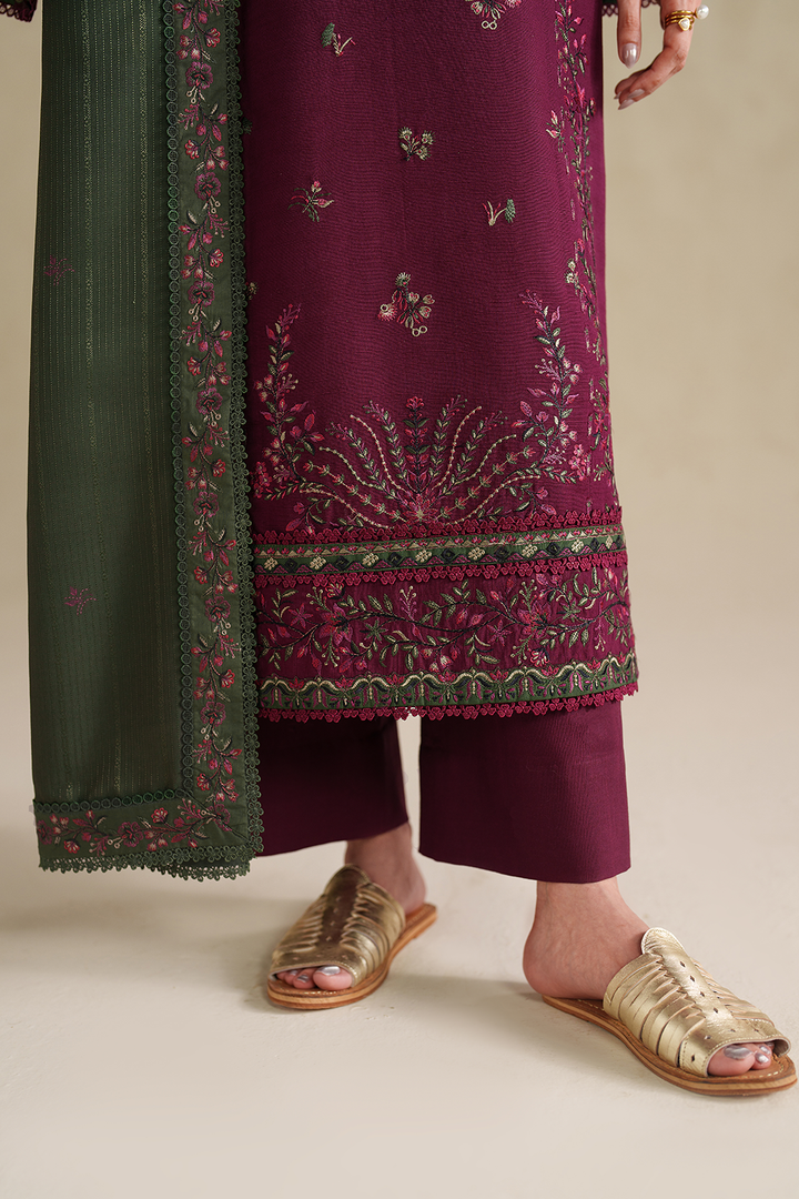 UE-579 Embroidered Khaddar