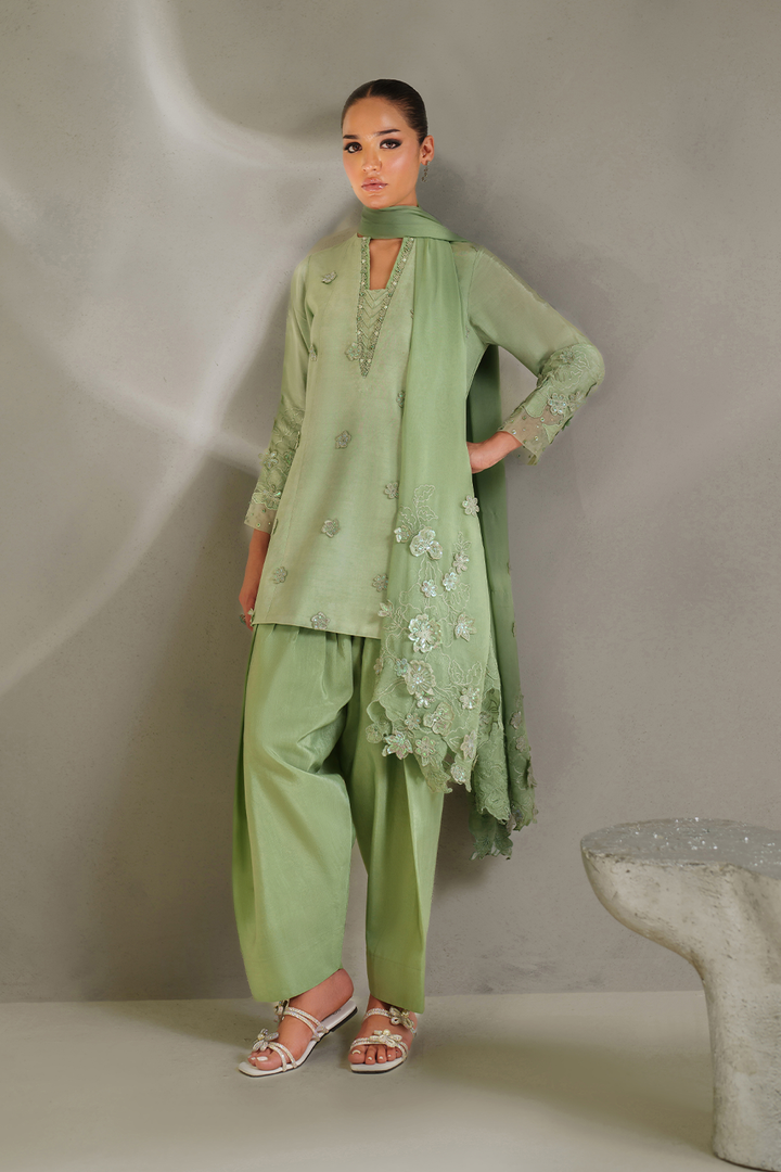 IP-339 Embroidered Rawsilk