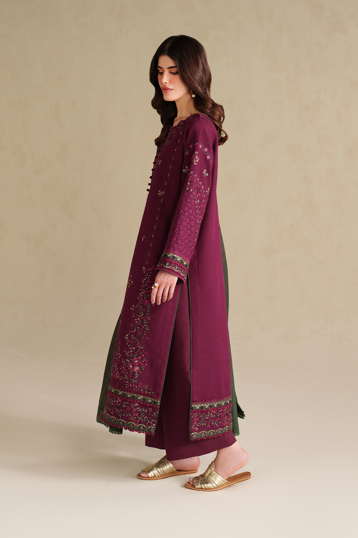 UE-579 Embroidered Khaddar