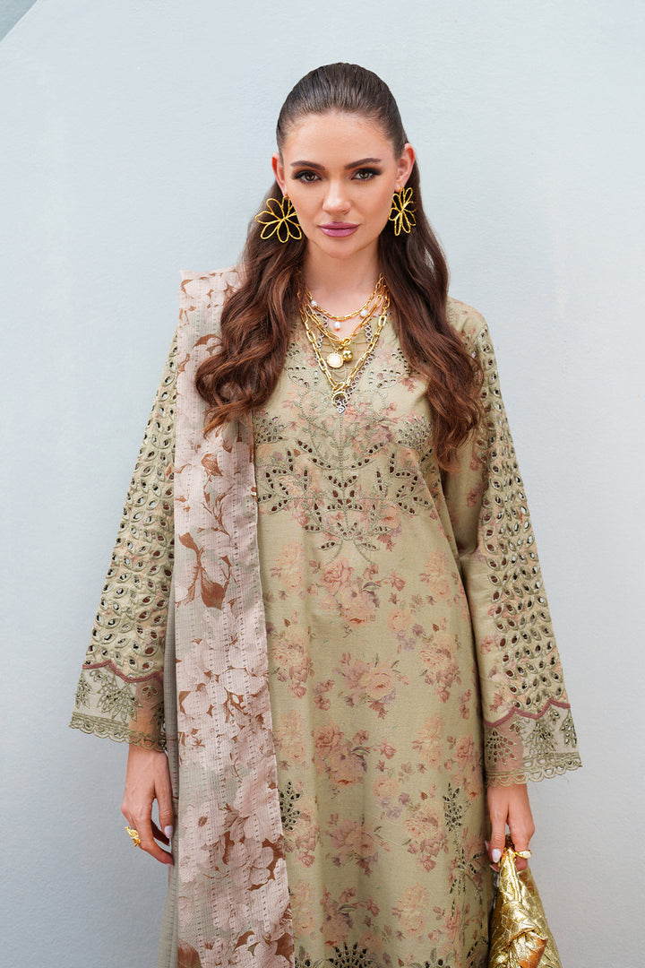 UE-502 Embroidered  Lawn