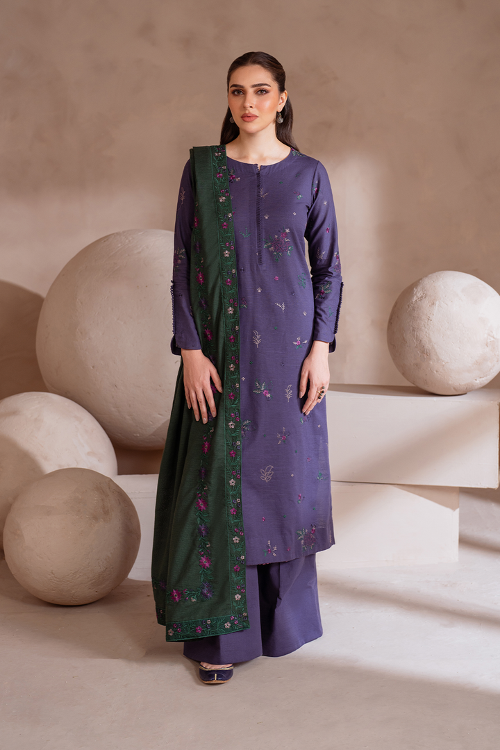 UE-366 Embroidered Khaddar