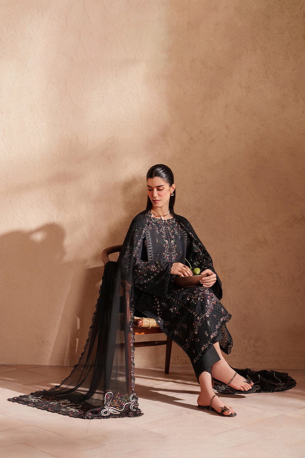 EL-07 Embroidered Lawn